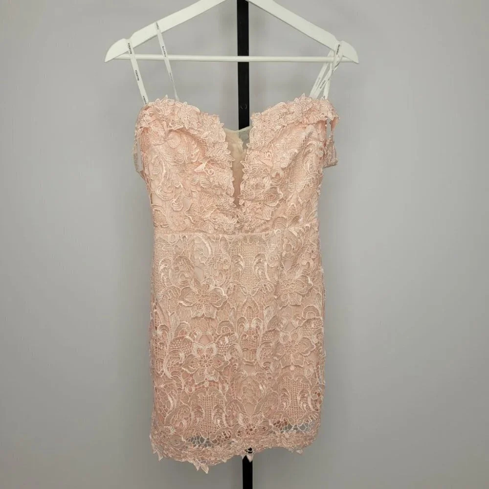 Soieblu Lace Dress in Light Pink